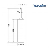 ESCOBILLERO A SUELO STARCK T DURAVIT